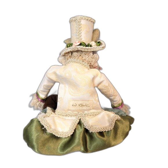 Vintage Katherine's Collection BUNNY COUPLE Kleski RABBIT DECOR - Picture 4 of 14